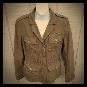 Eddie Bauer M Military Inspired Olive Jacket